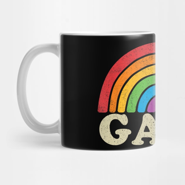 Gage - Retro Rainbow Flag Vintage-Style by ermtahiyao	